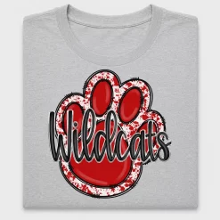Wildcats Paw Print DTF Transfer