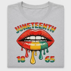 Juneteenth Lips DTF Transfer Design