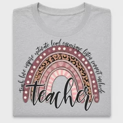 Teacher Rainbow DTF Transfer Design