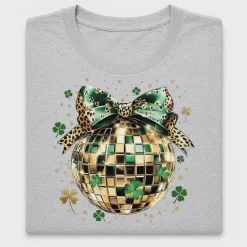 Disco Ball St Patricks Day DTF Transfer