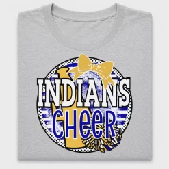 Indians Cheer DTF Transfer Design