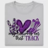 Track Love Peace Hand DTF Transfer