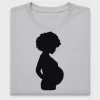 Pregnant Mom Silhouette DTF Transfer