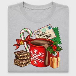 Santa's Letter Chocolate Mug DTF Transfer