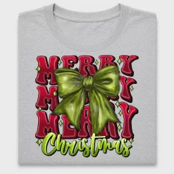 Merry Christmas Bow DTF Transfer