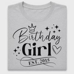 Birthday Girl Established 2015 DTF Transfer
