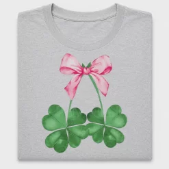 Coquette Clover Pink Bow DTF Transfer