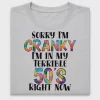 Tie Dye Cranky 50's DTF Transfer