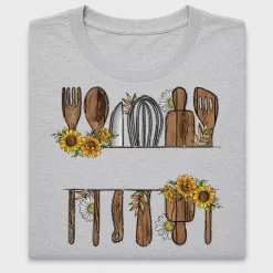 Kitchen Utensil Cactus Floral DTF Transfer