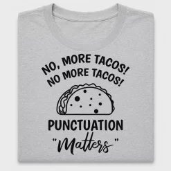 Funny Grammar Taco Punctuation DTF Transfer
