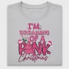 Pink Christmas DTF Transfer Design