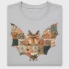 Vintage Patchwork Bat DTF Transfer