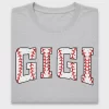 Distressed Baseball Gigi DTF Transfer