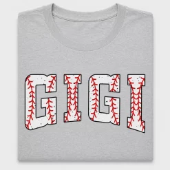 Distressed Baseball Gigi DTF Transfer