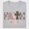 Faith Cross Floral DTF Transfer