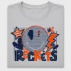Rockets Spirit Smiley DTF Transfer