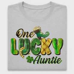 One Lucky Auntie St Patrick's DTF Transfer