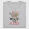Groovy Skull Floral Mess DTF Transfer