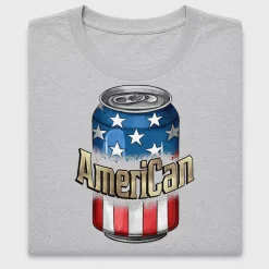 American Beer Can DTF Transfer