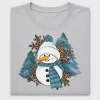 Leopard Snowman Winter DTF Transfer