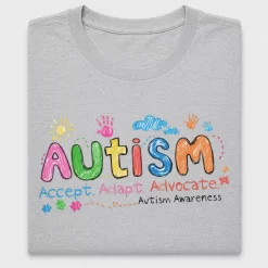 Autism Awareness Accept Adapt Advocate DTF Transfer