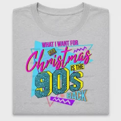 Retro Christmas 90s DTF Transfer