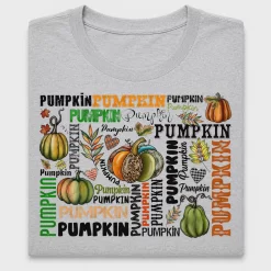 Fall Pumpkin Typography DTF Transfer