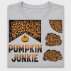 Leopard Pumpkin Junkie DTF Transfer