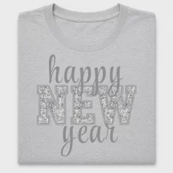 Happy New Year Faux Sequin DTF Transfer