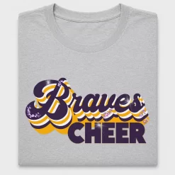 Retro Braves Cheer DTF Transfer