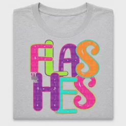 Retro Neon Flash DTF Transfer
