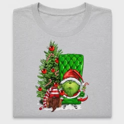 Christmas Gnome and Dog DTF Transfer