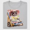 Funny Raccoon Margarita DTF Transfer