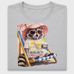 Funny Raccoon Margarita DTF Transfer