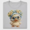 Watercolor Chick Glasses DTF Transfer