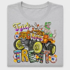Trick or Treat Monster Truck DTF Transfer