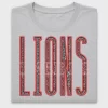 Lions Mascot Glitter DTF Transfer