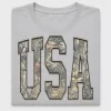 Camo USA Varsity DTF Transfer