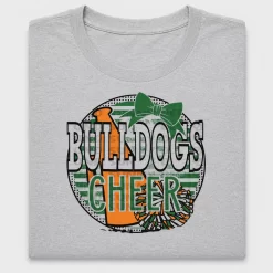 Bulldogs Cheer DTF Heat Transfer