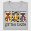 Patriotic Softball Season DTF Transfer