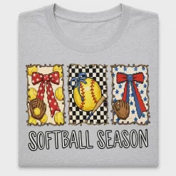 Patriotic Softball Season DTF Transfer
