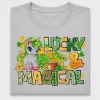 Lucky Unicorn St Patrick's Day DTF Transfer