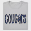 Cougars Glitter DTF Transfer