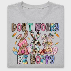 Retro Dotty Be Hoppy Bunnies DTF Transfer