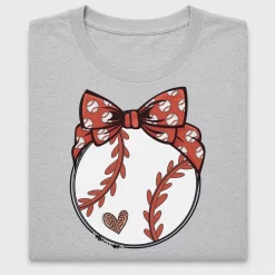 Baseball Bow DTF Transfer