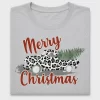 Merry Christmas Leopard Truck DTF Transfer