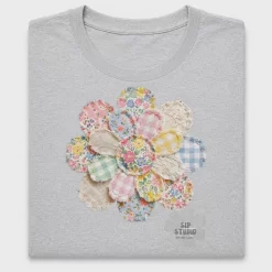 Patchwork Floral Flower DTF Transfer