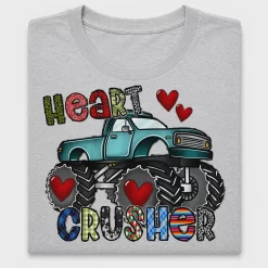 Heart Crusher Monster Truck DTF Transfer