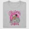 Retro Pink Santa Christmas Vibes DTF Transfer