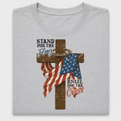 Stand For Flag Kneel Cross DTF Transfer